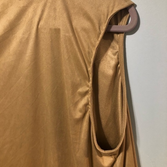 Avenue open front cardigan size 18/20 New with tags tan/brown with fringe trim - Picture 10 of 16